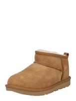UGG Naminės šlepetės 'CLASSIC ULTRA MINI' ruda