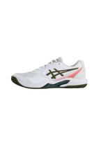 ASICS Sportiniai batai 'GEL-DEDICATE 9 CLAY' rusvai žalia / šviesiai raudona / balta