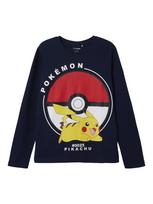 TWO SOON Marškinėliai 'Pokémon' tamsiai mėlyna jūros spalva / geltona / raudona / balta