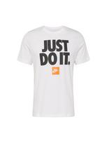Nike Sportswear Marškinėliai oranžinė / juoda / balta
