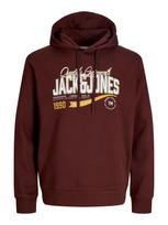 JACK & JONES Megztinis be užsegimo ruda / geltona / balta