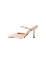 STEVE MADDEN Šlepetės 'Brecki-P' nebalintos drobės spalva / balta