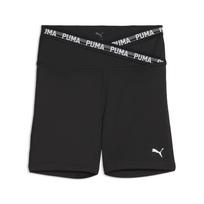 PUMA Sportinės kelnės 'Strong' juoda / balta