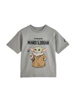 Next Marškinėliai 'Mandalorian' mokos spalva / pilka / alyvuogių spalva / juoda