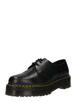 Dr. Martens Batai su raišteliais '1461 Quad' aukso geltonumo spalva / juoda
