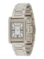 Emporio Armani Analoginis (įprasto dizaino) laikrodis juoda / sidabrinė / balta