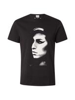 AMPLIFIED Marškinėliai 'AMY WINEHOUSE' pilka / juoda / balta