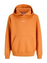 Jack & Jones Junior Megztinis be užsegimo 'JCOClub' mandarinų spalva / balta
