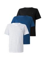 Tommy Hilfiger Underwear Apatiniai marškinėliai tamsiai mėlyna / juoda / balta