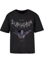 Mister Tee Marškinėliai 'Euphoria' bazalto pilka / šviesiai pilka / juoda / balta