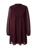 VERO MODA Suknelė 'VMLINEA' vyno raudona spalva