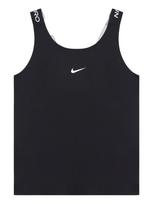 NIKE Sportiniai marškinėliai be rankovių juoda / balta