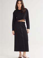 4TAILORS Sijonas 'Cheeky' juoda