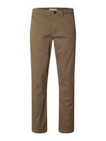 SELECTED „Chino“ stiliaus kelnės 'SLHMiles Flex' ruda (konjako)