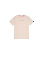 ALPHA INDUSTRIES Marškinėliai smėlio spalva / nefrito spalva