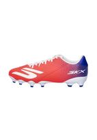 SKECHERS Futbolo bateliai 'CLUB' gencijono spalva / oranžinė-raudona / balta