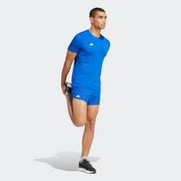 ADIDAS PERFORMANCE Sportiniai marškinėliai 'Adizero Essentials' mėlyna / balta