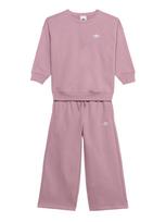 ADIDAS ORIGINALS Treningas 'Loose Crew and Wide Leg Pants Set Youth Baby Jogger' rausvai violetinė spalva