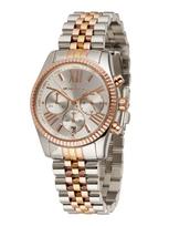 MICHAEL Michael Kors Analoginis (įprasto dizaino) laikrodis 'Lexington' auksas / sidabrinė