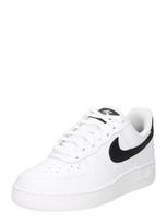 NIKE Sportbačiai be auliuko 'AIR FORCE 1 07' juoda / balta