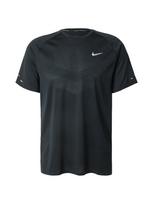 NIKE Sportiniai marškinėliai 'ADV STRIDE' šviesiai pilka / juoda
