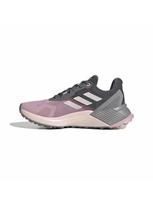 ADIDAS TERREX Pusbačiai 'Soulstride' šviesiai pilka / tamsiai pilka / rausvai violetinė spalva