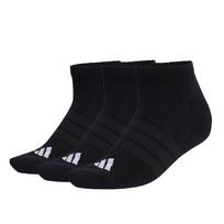 ADIDAS PERFORMANCE Sportinės kojinės 'CUSHIONED ESSENTIALS LOW CUT SOCKS 3 PAIR' juoda / balta