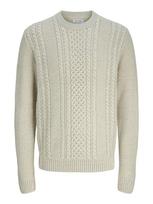 JACK & JONES Megztinis 'PAUL' vilnos balta