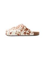 ADIDAS ORIGINALS Šlepetės 'Adimule' šokolado spalva / auksas / balkšva