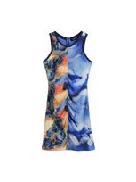 Desigual Suknelė mėlyna / geltona / oranžinė