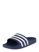 ADIDAS SPORTSWEAR Šlepetės 'Adilette Aqua' tamsiai mėlyna / balta