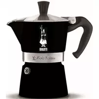 Espresso kavinukas Bialetti Moka Express 3 puodeliai, juodas