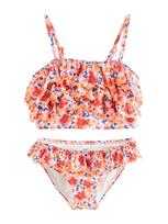 Next Bikinis mėlyna / mandarinų spalva / pitajų spalva / balta