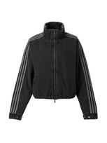 ADIDAS ORIGINALS Demisezoninė striukė 'Firebird' šviesiai pilka / juodo džinso spalva