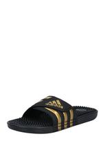 ADIDAS SPORTSWEAR Šlepetės 'Adissage' auksas / juoda