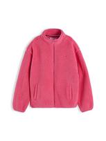 TOMMY HILFIGER Flisinis džemperis tamsiai mėlyna / avietinė / raudona / balta