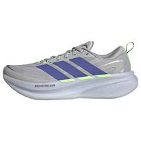 ADIDAS PERFORMANCE Bėgimo batai 'Supernova Glide' pilka / žaliosios citrinos spalva / violetinė-mėlyna