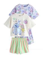 Next Miego kostiumas 'Disney Lilo Und Stitch' kremo / purpurinė / alyvinė spalva / abrikosų spalva