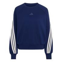 ADIDAS SPORTSWEAR Sportinio tipo megztinis 'ADIDAS KIT 3-STRIPES' tamsiai mėlyna / balta