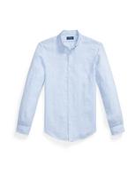 Polo Ralph Lauren Marškiniai šviesiai mėlyna / rožių spalva / balta