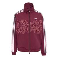 ADIDAS ORIGINALS Demisezoninė striukė 'Firebird' vyno raudona spalva / melionų spalva / balta