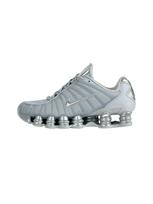 Nike Sportswear Sportbačiai be auliuko 'Shox' bazalto pilka / sidabrinė