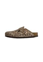 BIRKENSTOCK Šlepetės ruda / rusvai pilka