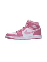 Jordan Sportbačiai su auliuku 'Air Jordan 1' rožinė / balta