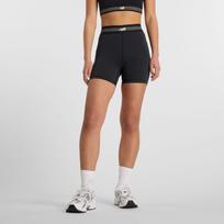 new balance Sportinės kelnės 'Ac Fitted 5' juoda / balta