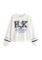 Lindex Megztinis be užsegimo 'Hello Kitty' tamsiai mėlyna / šviesiai mėlyna / rožių spalva / balta