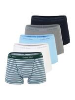 Calvin Klein Underwear Boxer trumpikės tamsiai mėlyna jūros spalva / šviesiai mėlyna / pilka / tamsiai žalia / balkšva