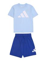 ADIDAS SPORTSWEAR Treniruočių kostiumas 'ESSENTIALS T-SHIRT' gencijono spalva / šviesiai mėlyna / balta