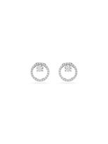 Swarovski Auskarai 'Constella' sidabrinė / skaidri spalva