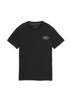PUMA Sportiniai marškinėliai pilka / bazalto pilka / juoda